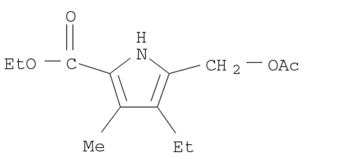 Ethyl 5-(acetoxymethyl)-4-ethyl-3-methyl-1H-pyrrole-2-carboxylate